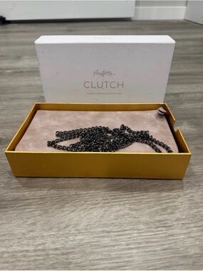 Maskara/Seint vegan leather crossbody clutch